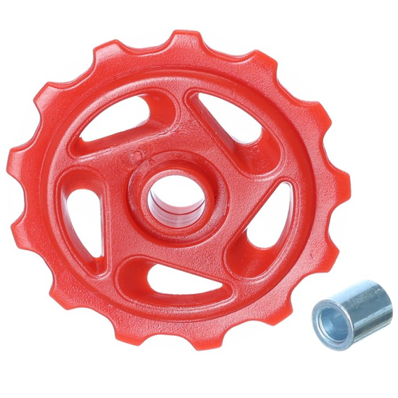 Kółko przerzutki KPT003 13T czerwone