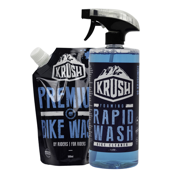 Preparat do mycia roweru Krush Rapid Wash 1L + koncentrat 0,5L