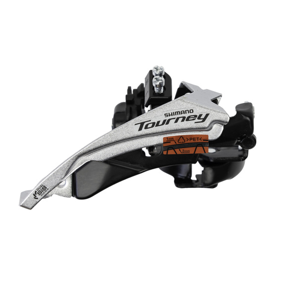 Przerzutka przednia Shimano Tourney FD-TY601-L6 3x6/7/8, Top Swing, na obejmę, 34,9 mm