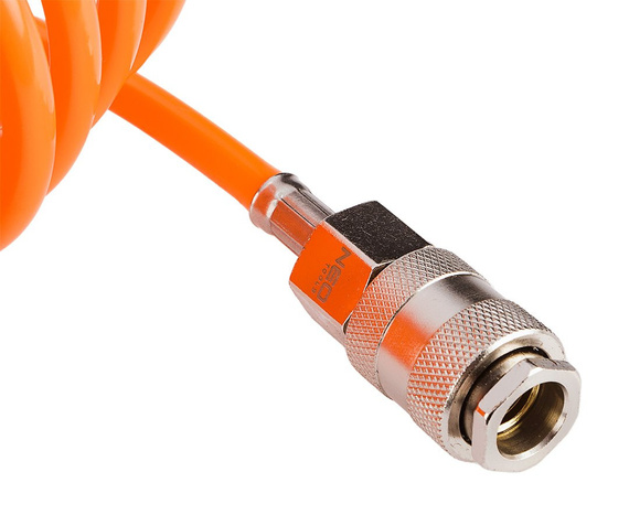 Przewód ciśnieniowy spiralny PE NEO Tools 5 m, 5x8 mm – 16 bar (14-808-1)