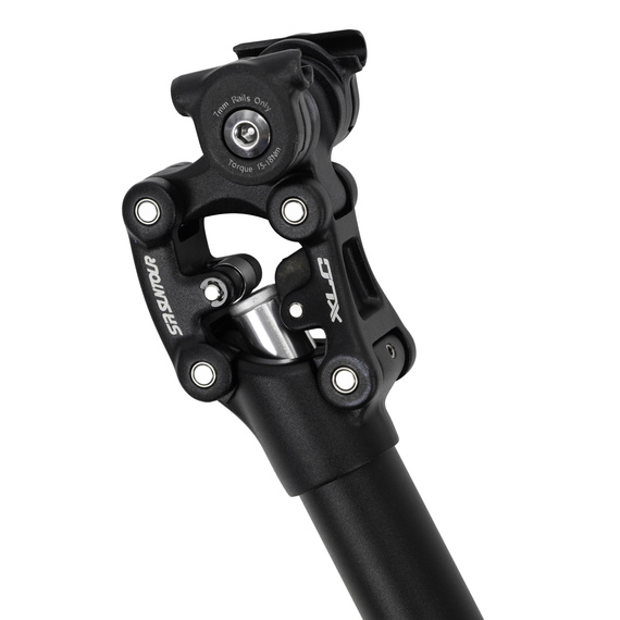 Wspornik siodła XLC / SR Suntour NCX, amortyzowany 31,6 mm x 350 mm, czarny