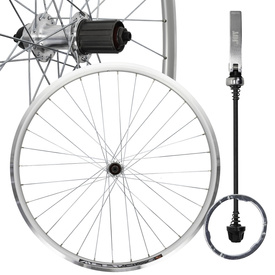 Koło tył 700C/28"  JOYSTAR-RD12R szosa, srebrne, QR, 32H