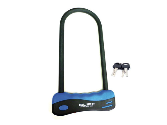 Zapięcie U-Lock Author CLIFF 165mm x 320mm czarno-niebieskie