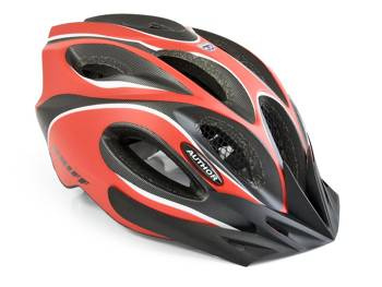 Kask Author Skiff czerwono-czarny 58-62