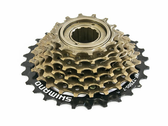 Wolnobieg nakręcany Shimano Tourney MF-TZ500 7 rzędów, 14-28