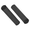 Chwyty kierownicy ODI F-1 Series Float Grip, 130 mm, czarne, czarne korki