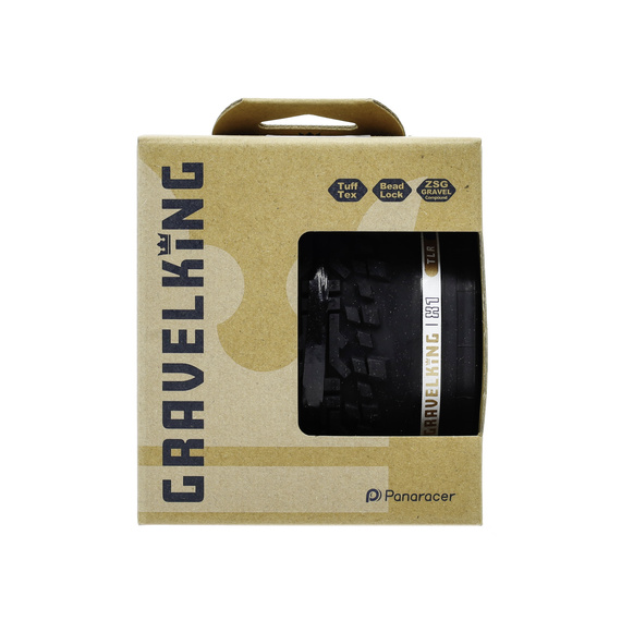 Opona Panaracer GravelKing X1 700x35C czarna, aramid, zwijana