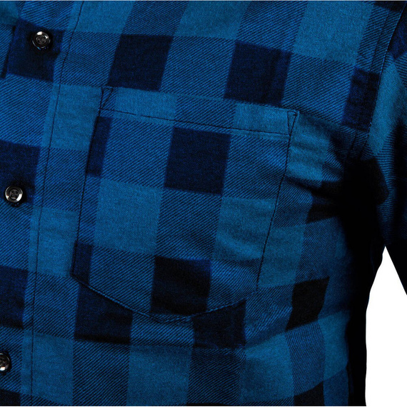 Koszula flanelowa Neo Tools, granatowa, rozmiar L