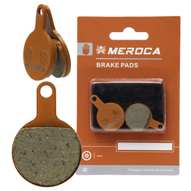 Klocki hamulcowe Meroca, półmetaliczne do Tektro IOX, Lyra, Novela.