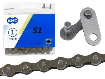 Łańcuch KMC S1, 1/2 x 1/8, 112 ogniw, 8.6mm, brązowy, 1-rzędowy