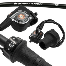 Manetka przerzutki piasty Sturmey Archer TSSS7 do Sram/Sachs S7/P7 z Clickboxem