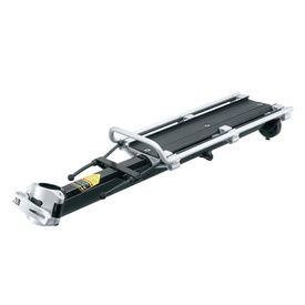 Bagażnik tylny na sztycę Topeak MTX Beamrack E-type (prosty), 9kg, czarno-srebrny