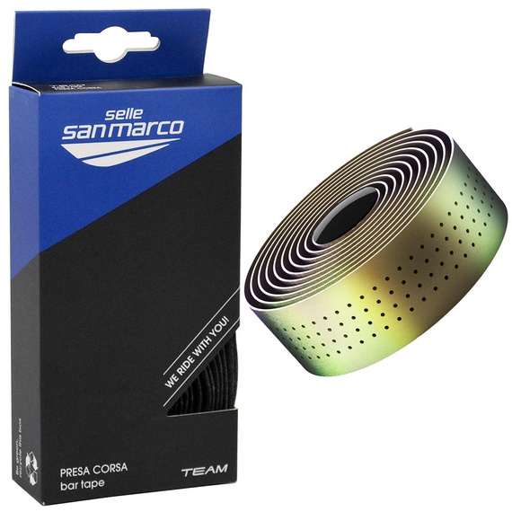 Owijka na kierownicę Selle San Marco Presa Corsa Team, iridescent gold, 2 m x 30 mm