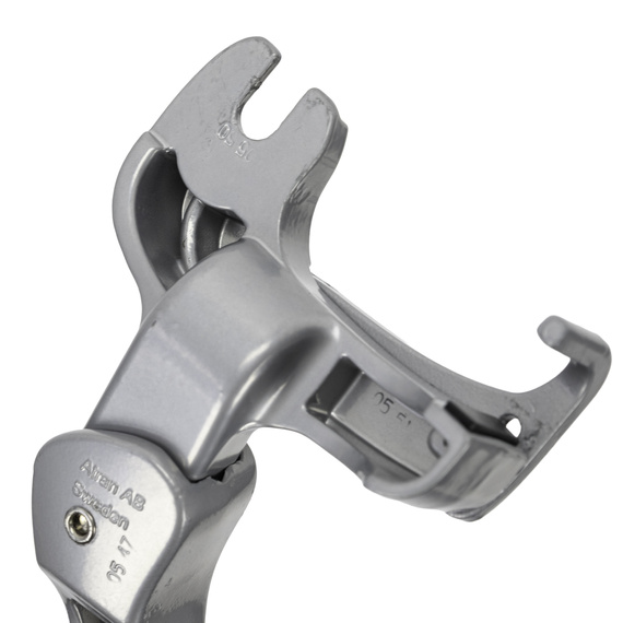 Outlet Podpórka tylna Atranvelo Stylo 24"-28", regulowana, pod hamulec tarczowy, aluminowa, srebrna