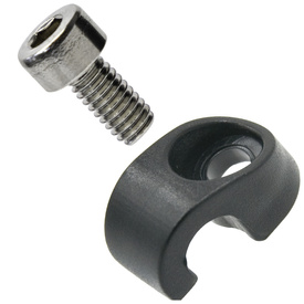 Uchwyt przewodu, linki hamulca do amortyzatorów SR Suntour, ze śrubą