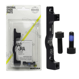 Adapter Magura QM45, hamulca tarczowego, przód 180 mm > 220 mm, tył 140 mm > 180 mm, Post Mount