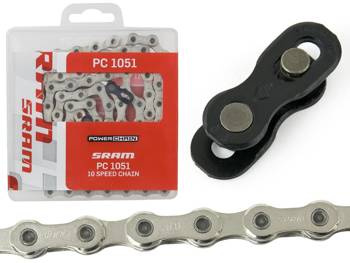 Łańcuch Sram PC 1051, 10-rzędowy, 114 ogniw, spinka PowerLock