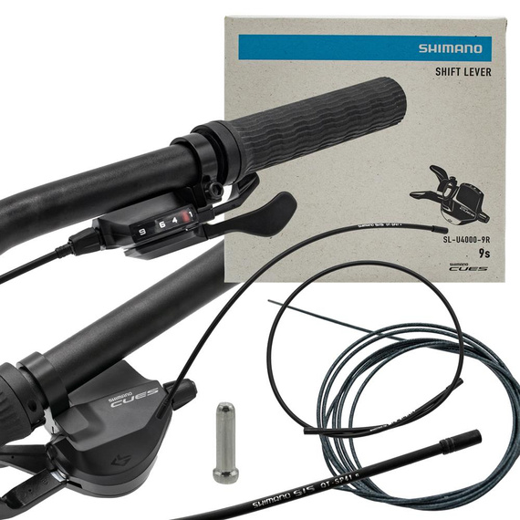 Dźwignia przerzutki tylnej Shimano Cues SL-U4000, 9-rzędowa, prawa 