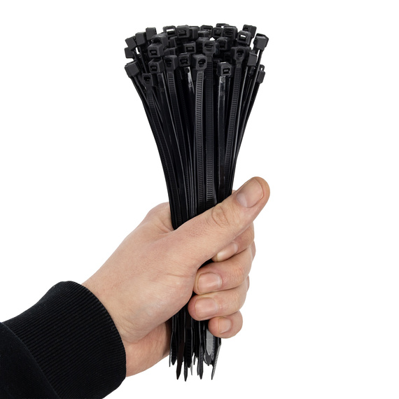 Opaski zaciskowe, zipki NEO-Tools Extreme 4,8 x 200 mm, 100 szt., czarne