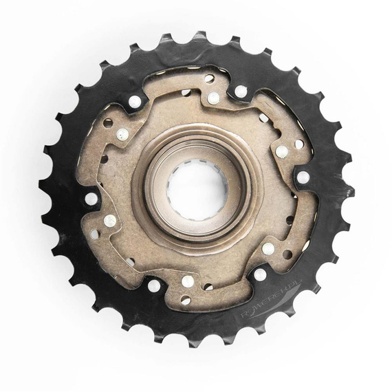 Wolnobieg nakręcany Shimano Tourney MF-TZ500 7 rzędów, 14-28