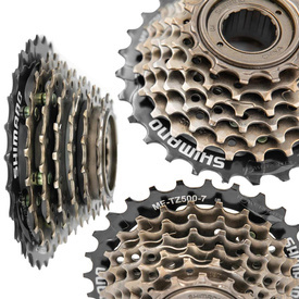 Wolnobieg nakręcany Shimano Tourney MF-TZ500 7 rzędów, 14-28
