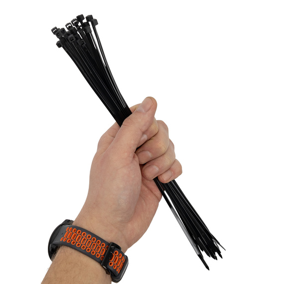 Opaski zaciskowe, zipki NEO-Tools Extreme 3,6 x 300 mm, 20 szt., czarne