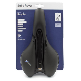 Siodełko Selle Royal Respiro Soft Athletic 45st. żelowe, wentylacja