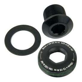 Śruby mechanizmu korbowego Sram Truvativ, M15, M26, GXP, czarne