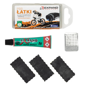 Łatki Expand Pro do opon bezdętkowych, samowulkanizujące.