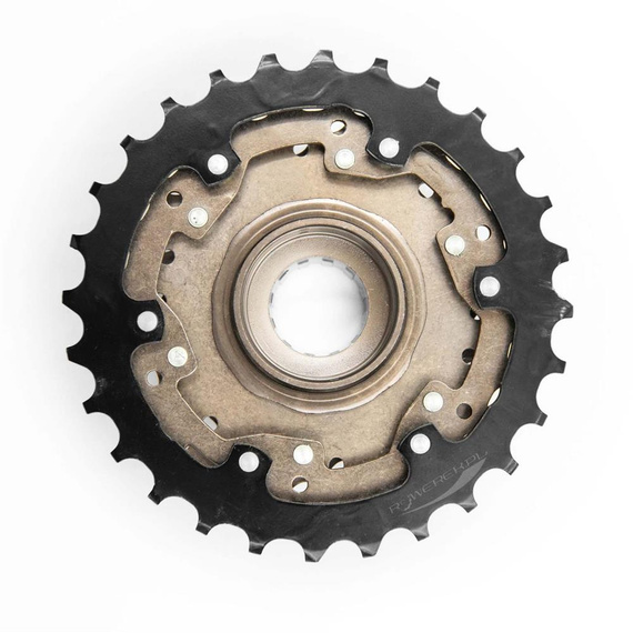 Wolnobieg nakręcany Shimano Tourney MF-TZ500 7 rzędów 14-28 + klucz DX-9715A 