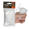 Opaski zaciskowe, zipki NEO-Tools Extreme 2.5 x 80 mm, 100 szt., białe