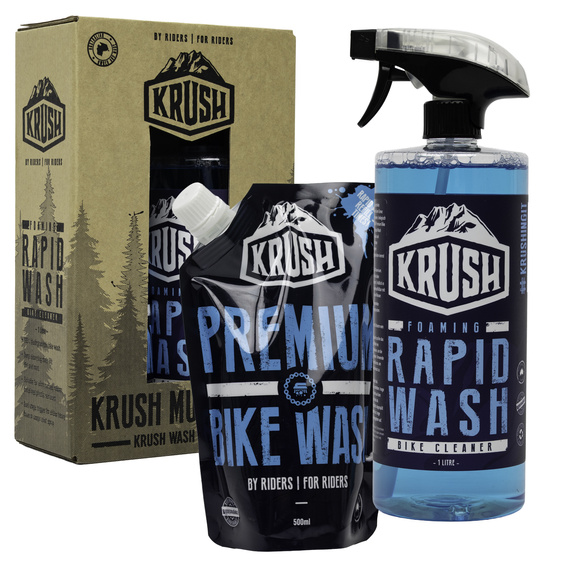 Preparat do mycia roweru Krush Rapid Wash 1L + koncentrat 0,5L