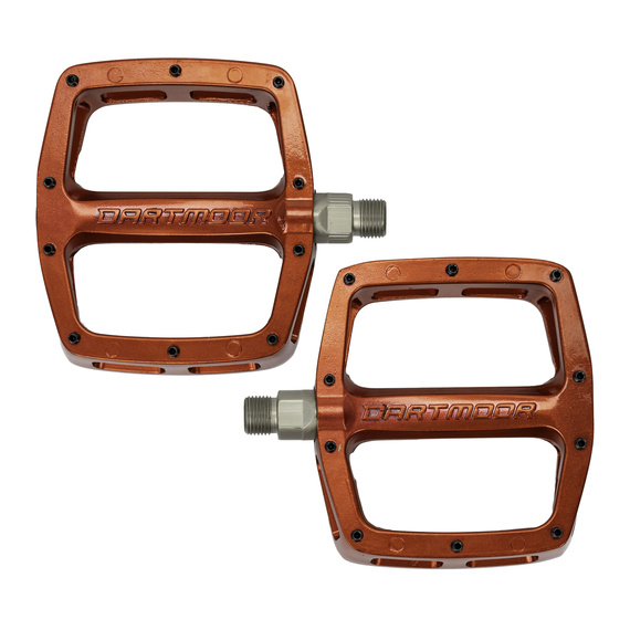 Pedały platformowe Dartmoor Vibe Red Devil, czerwone, z pinami