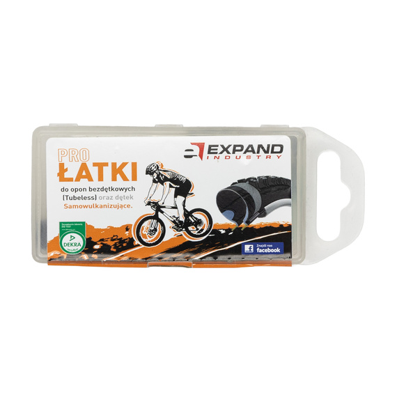 Łatki Expand Pro do opon bezdętkowych, samowulkanizujące.