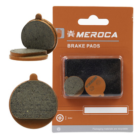 Klocki hamulcowe Meroca, półmetaliczne do hamulców Kukirin, Kugoo, Ninebot.