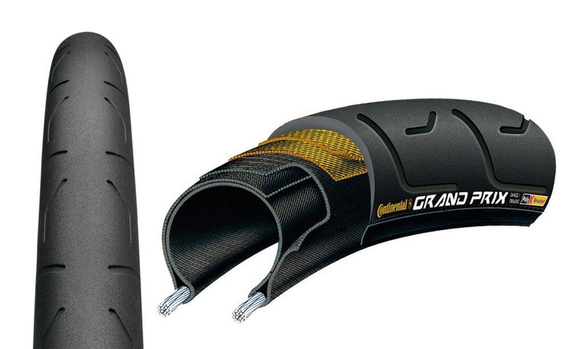 Opona Continental Grand Prix 28", 700x23C, 23-622, czarna, zwijana