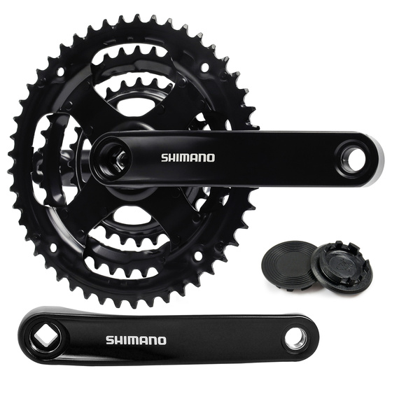 Mechanizm korbowy Shimano Tourney FC-TY301 170 mm 48x38x28 170 mm bez osłony do napędów 6-7-8 rzędów