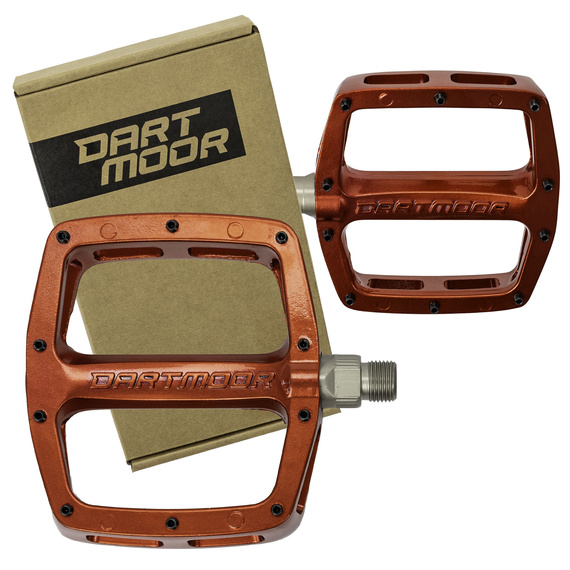 Pedały platformowe Dartmoor Vibe Red Devil, czerwone, z pinami