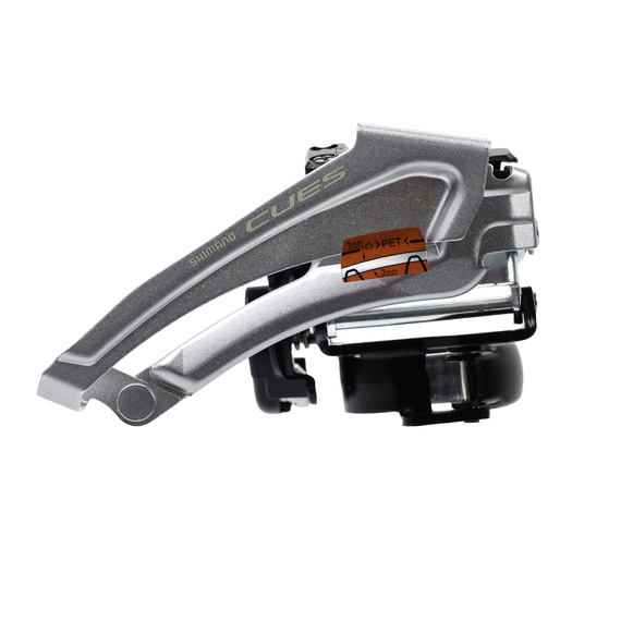 Przerzutka przednia Shimano Cues FD-U4010-L 2x9-rz, 28,6/31,8/34,9 mm, Top Swing, 46T