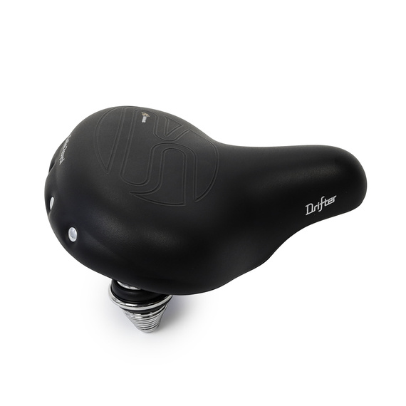 Siodełko rowerowe Selle Royal Drifter Strengtex, Relaxed 90st. unisex, żelowe, sprężyny, czarne, retro   