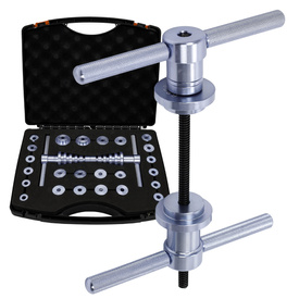 Prasa do łożysk piast rowerowych, sterów, suportów - zestaw w walizce