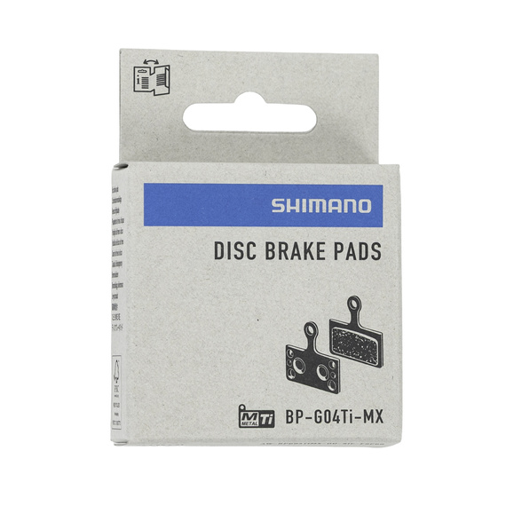 Okładziny/klocki hamulcowe Shimano G04Ti-MX metaliczne XTR / XT/ SLX / Alfine