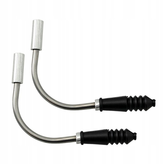 Fajki do hamulca V-brake + gumowa osłona linki - 2 sztuki