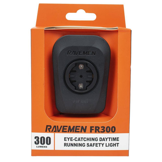 Lampka przednia Ravemen FR300ANT+, 300 lumenów, czarna 