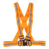 Odblaskowe szelki bezpieczeństwa NEO, elastyczne, regulowane, pomarańczowe