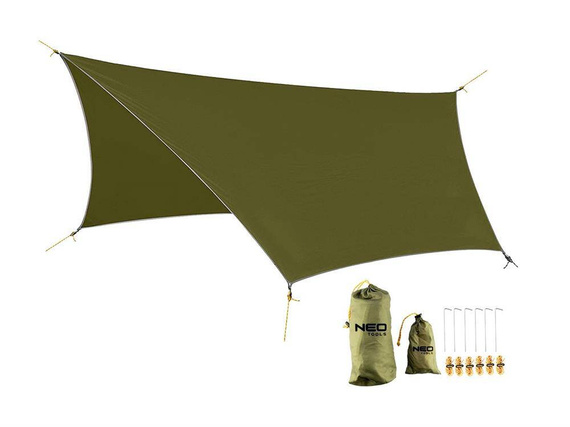 Tarp Neo Tools, wodoodporny, 360x290 cm, poliester 210T