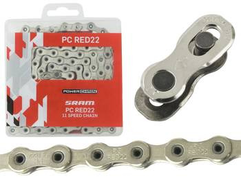 Łańcuch Sram PC Red22 Hollow Pin, 114 ogniw 11rz, spinka PowerLock