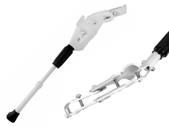 Nóżka, podpórka rowerowa Accent UNI 2 regulowana 24"-29" srebrna
