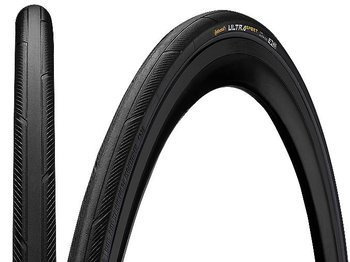 Opona szosowa Continental Ultra Sport III Performance PureGrip Compound 23 - 622, 28", 700 x 23C, czarna, zwijana