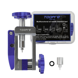 Aluminiowy przyrząd Toopre Pro-04 do montażu końcówek przewodów hamulcowych + obcinak przewodów